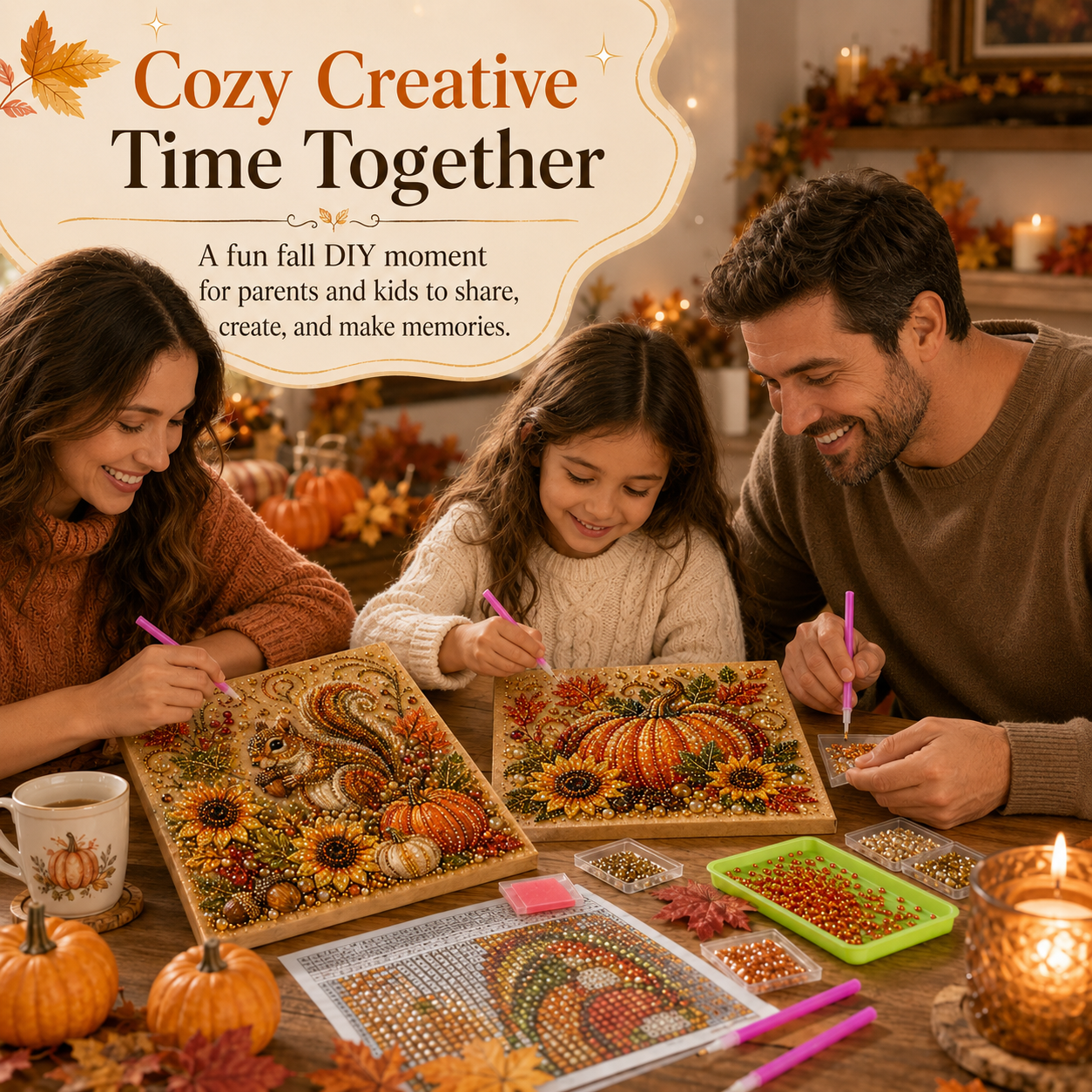 Family Autumn DIY Craft Time
