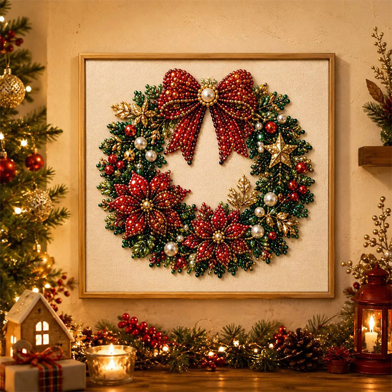 🎨65% OFF Today💎DIY Christmas Pearl Diamond Painting Art Kit