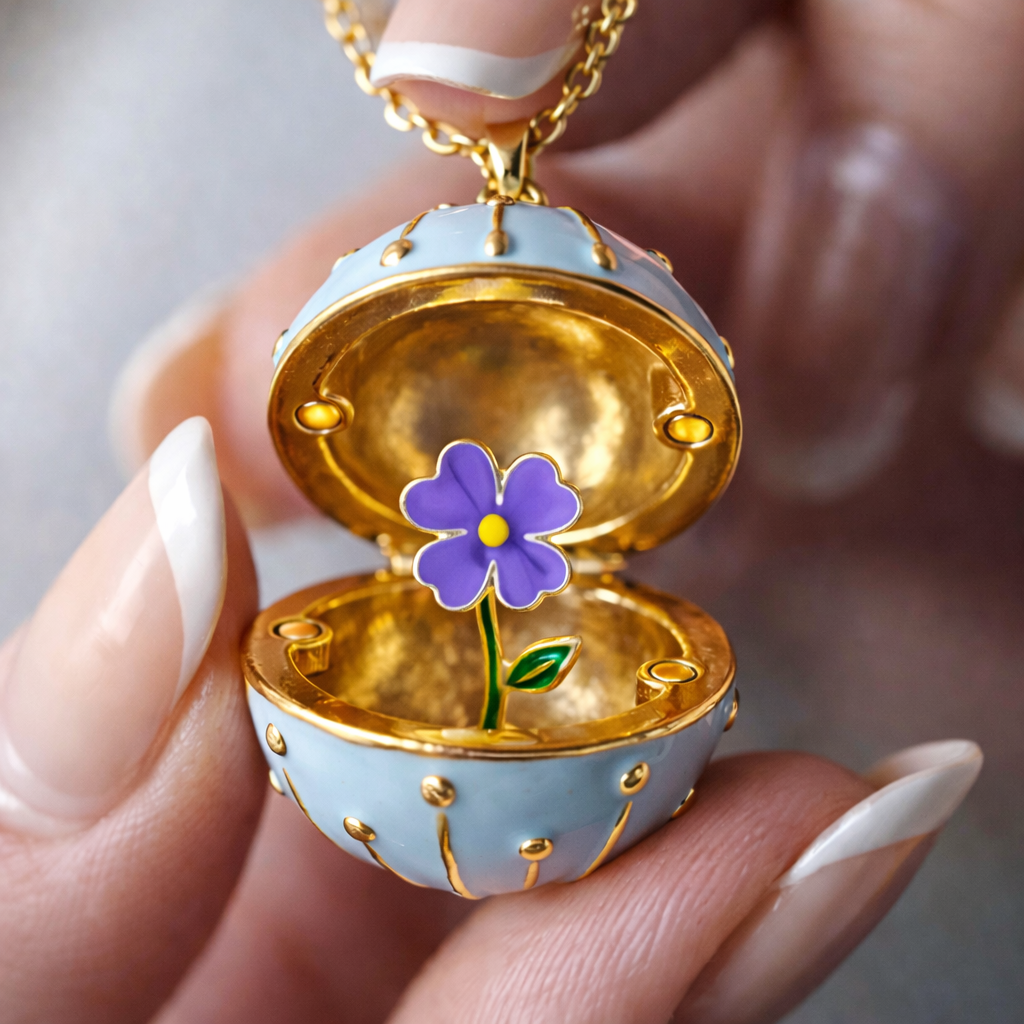 50% OFF 🔥 Twelve Blooms™ Birth Flower Enamel Locket Necklace 🌸