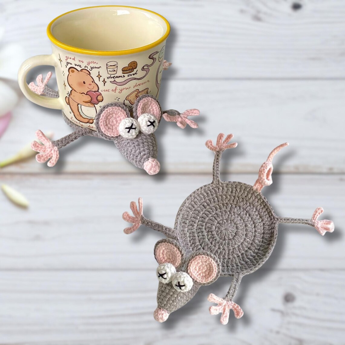 Pop-Up Animal Coaster -Stress-Relief Animal Cup Mat