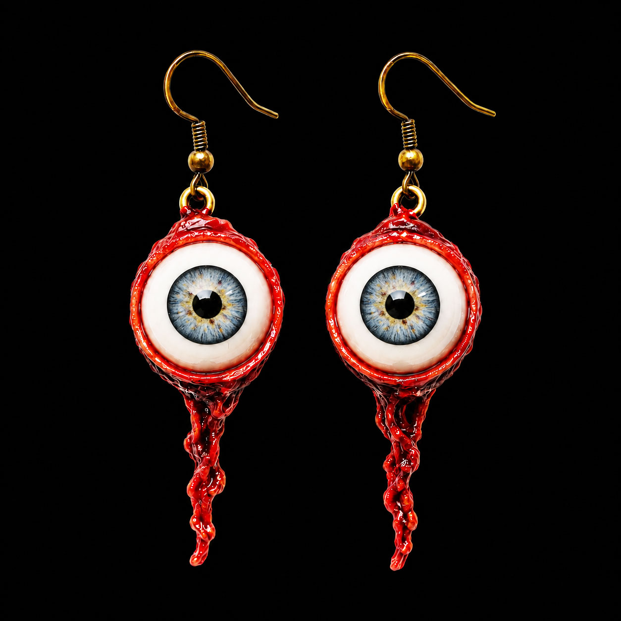 🔥 Halloween Deal 50% OFF |👁️ Creepy Eyeball Earrings – Gothic Resin Eye Dangles