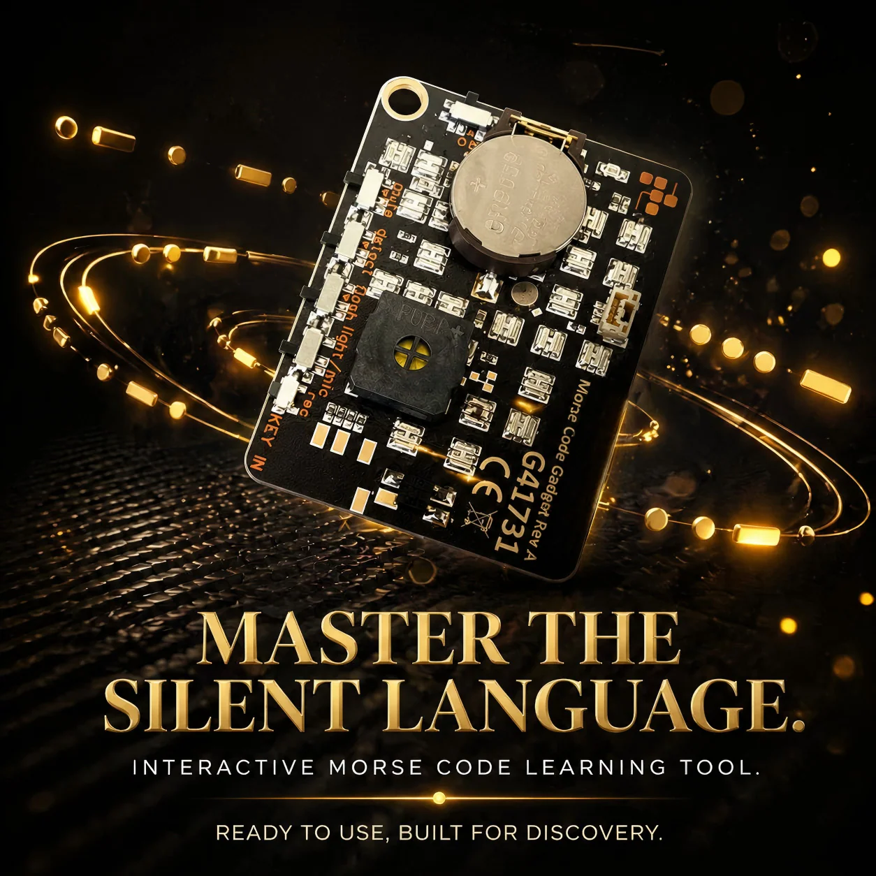 ⚡ 70% OFF Only Today - Pocket Morse Code Trainer Card with LED & Sound Feedback