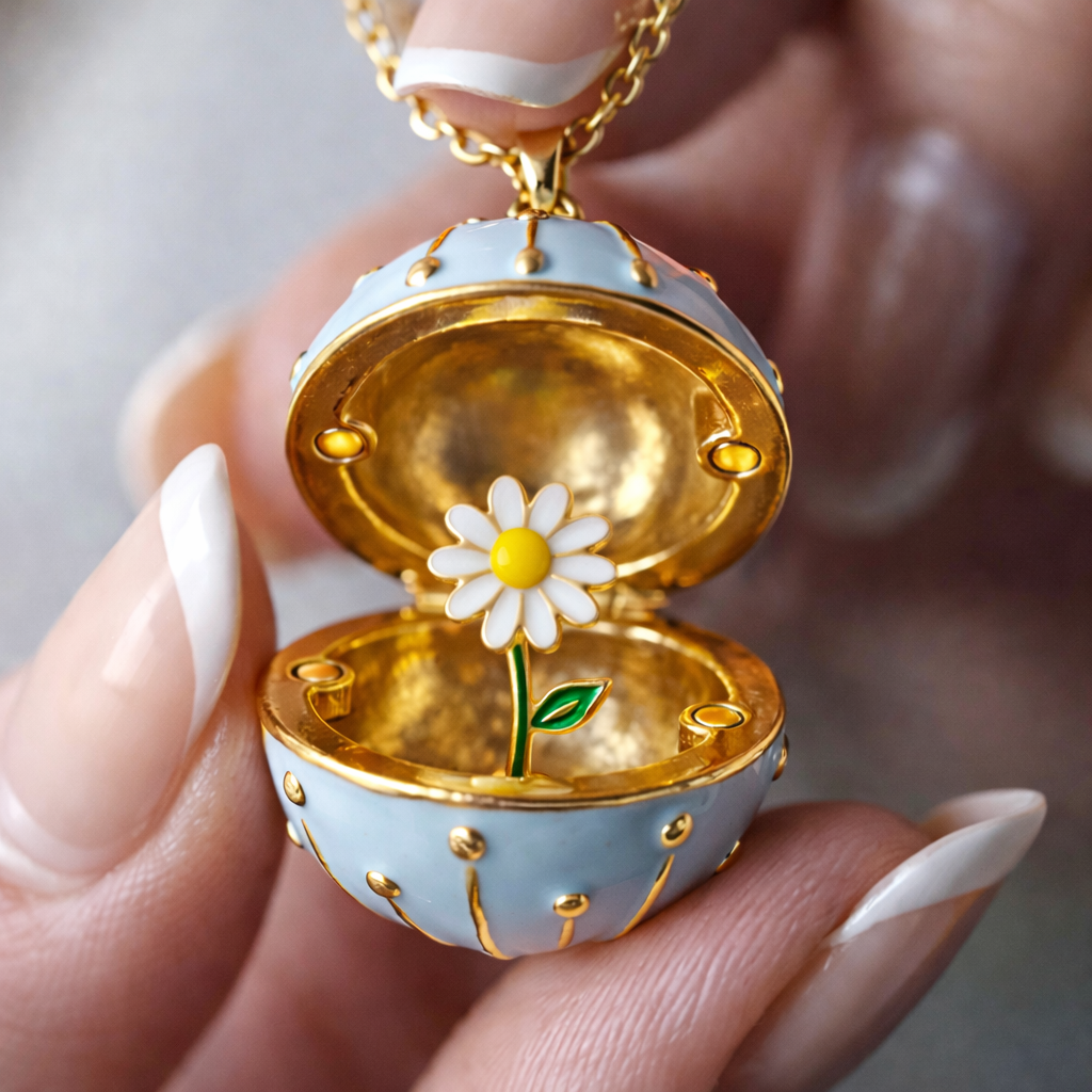 50% OFF 🔥 Twelve Blooms™ Birth Flower Enamel Locket Necklace 🌸