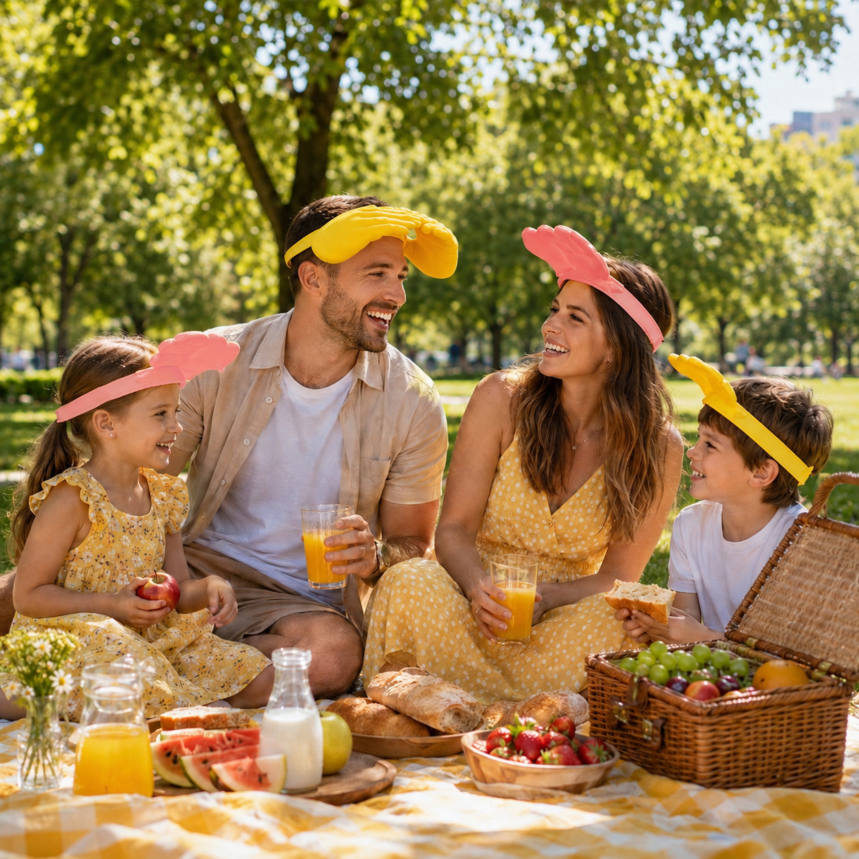 🌞 Playful Hand Shade Hat – Spark Laughter Everywhere 🤣