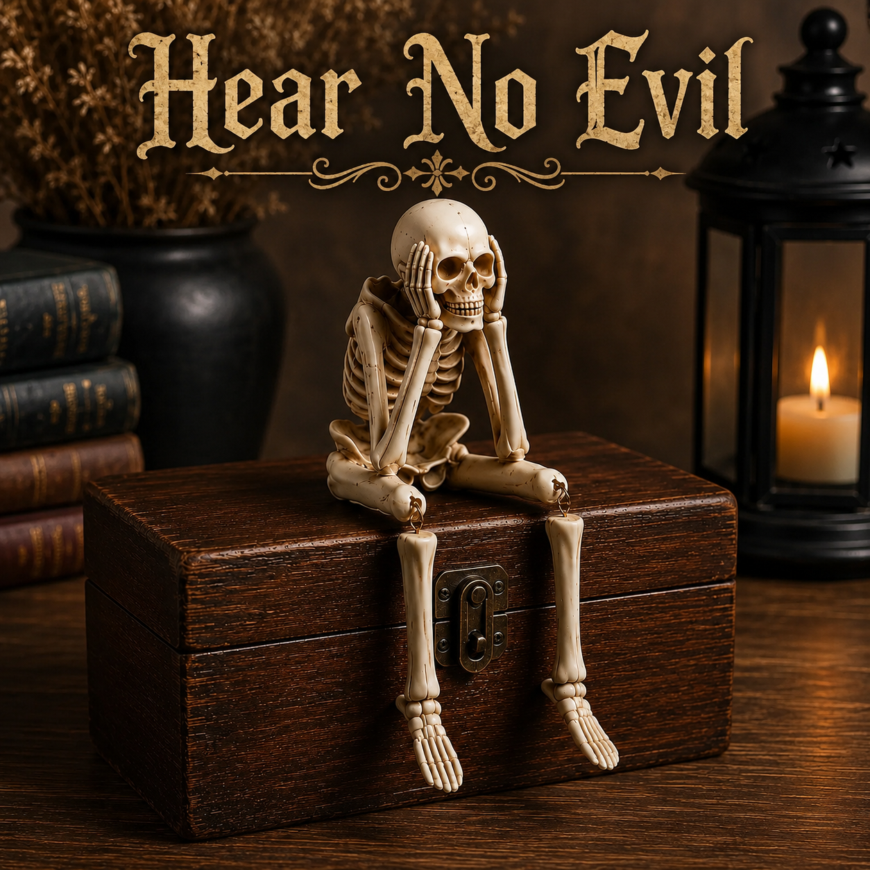 🎃 Halloween Early Bird Deal – 65% OFF | 3-Piece See, Hear & Speak No Evil Skeleton Figurine Set 💀