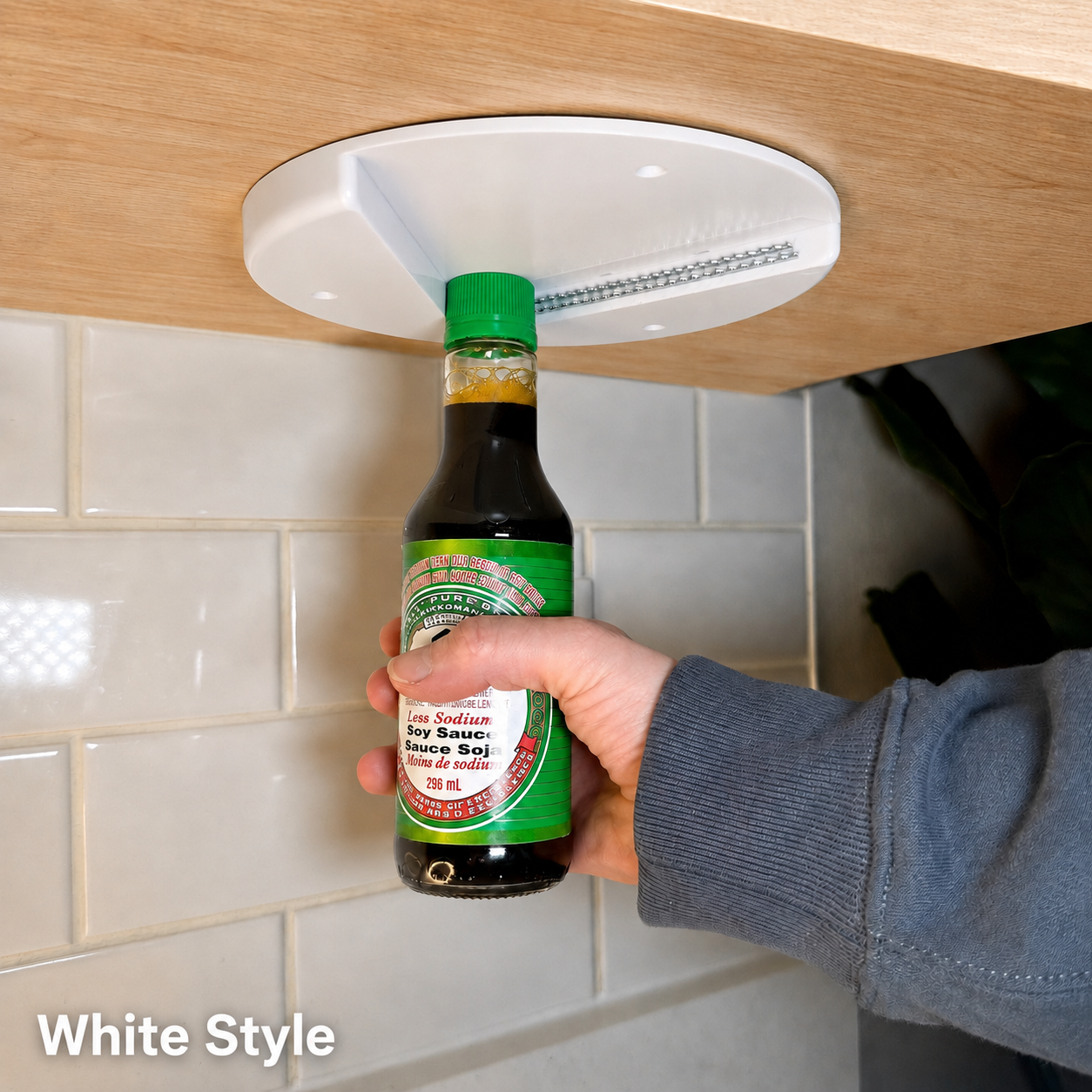 🔥 50% OFF – One-Twist Under-Cabinet Jar Lid Opener