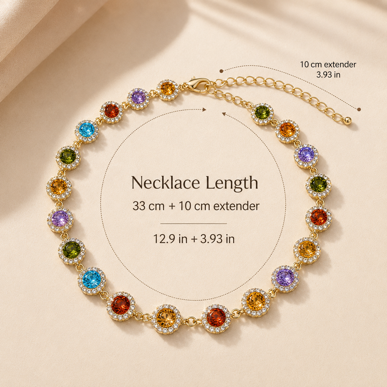 Limited Collection 60% OFF✨Aurora Prism | Rainbow Halo Necklace – Wear Your Own Aurora💫