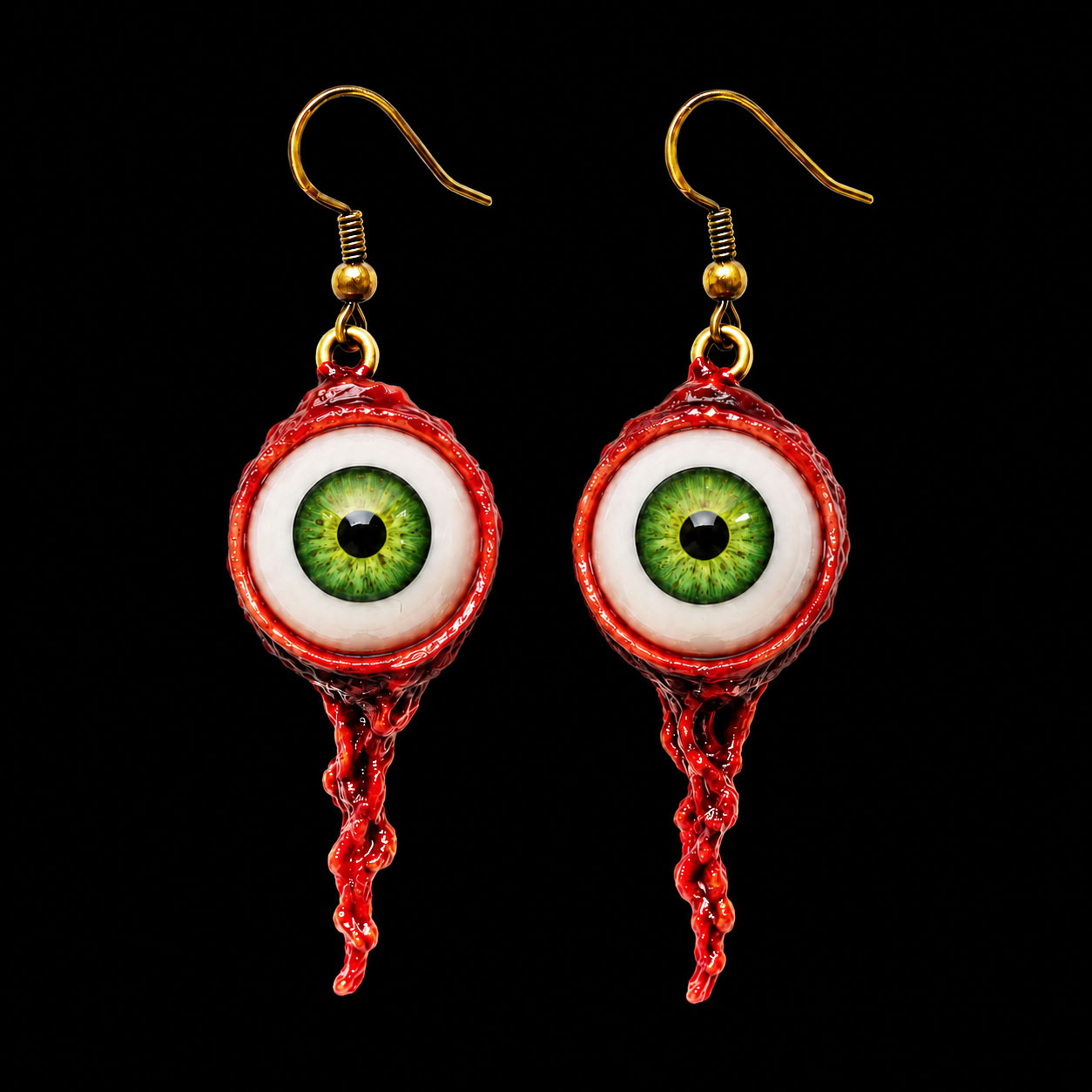 🔥 Halloween Deal 50% OFF |👁️ Creepy Eyeball Earrings – Gothic Resin Eye Dangles