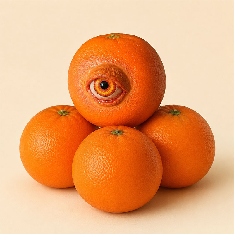 🍊 55% OFF | 👁️ Creepy Realistic Halloween Fruit Prop 🧛The Ultimate Creepy Decor