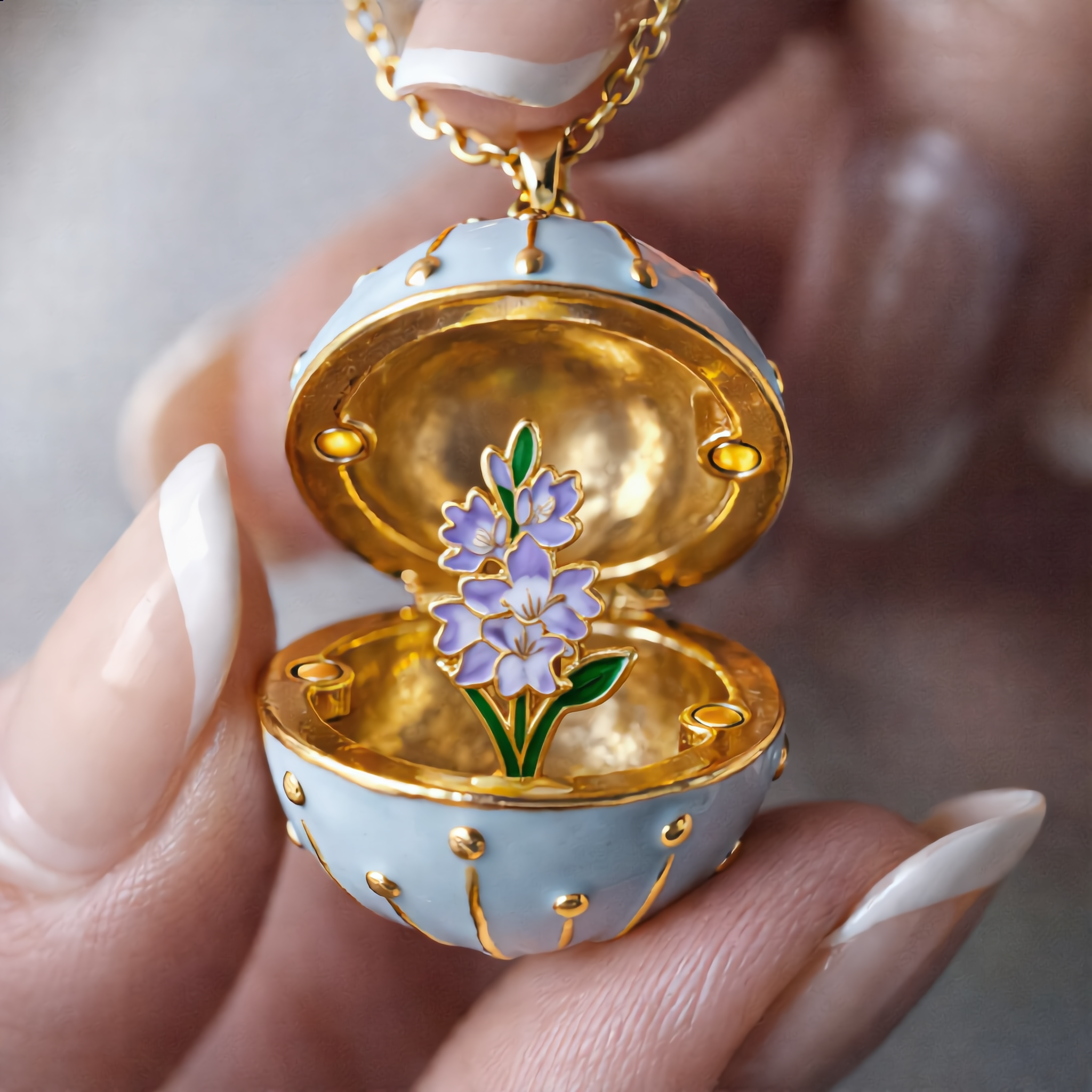 50% OFF 🔥 Twelve Blooms™ Birth Flower Enamel Locket Necklace 🌸