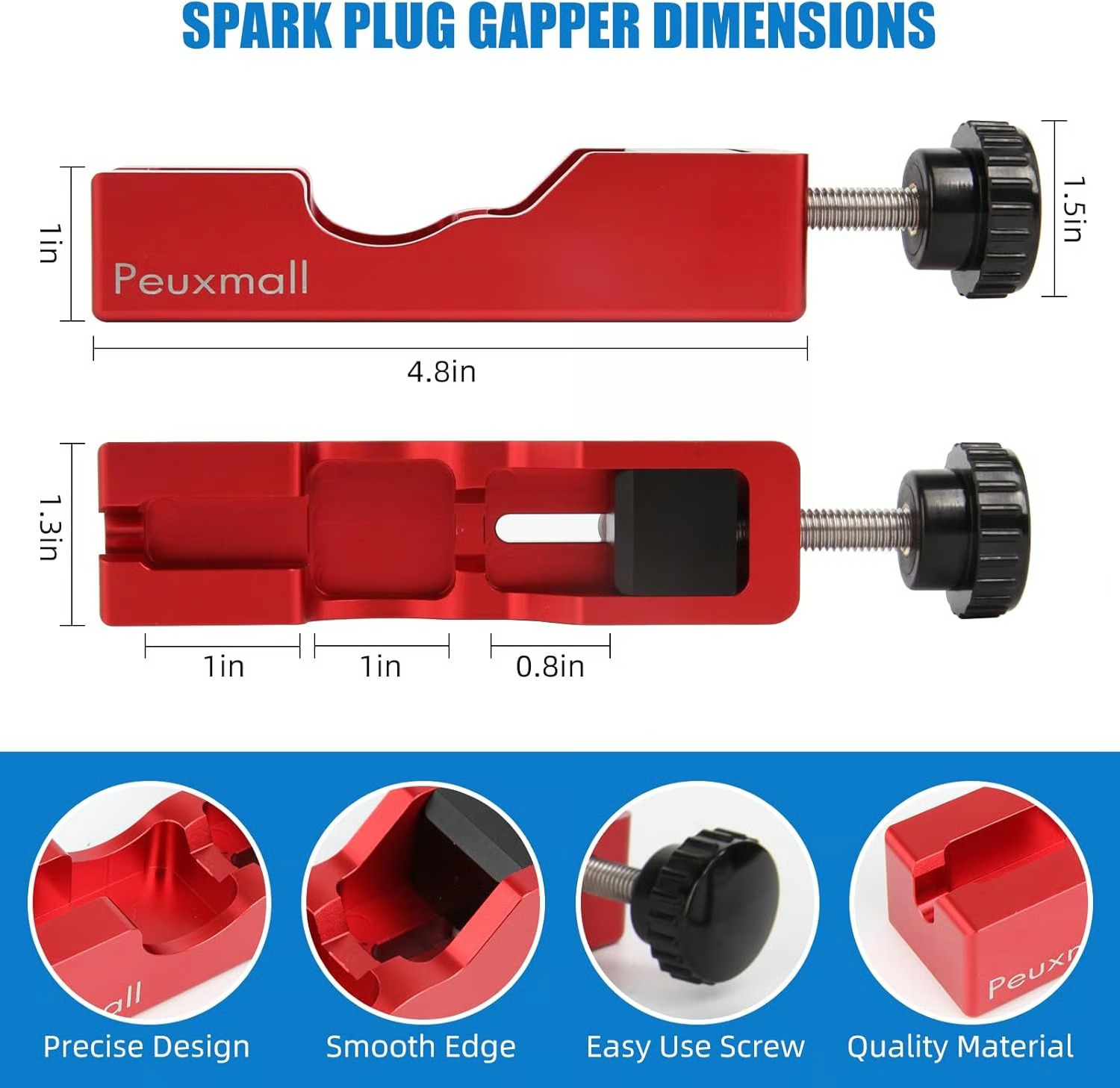 🔥LAST DAY 70% OFF - 🛠️Spark Plug Gap Tool with Feeler Gauge