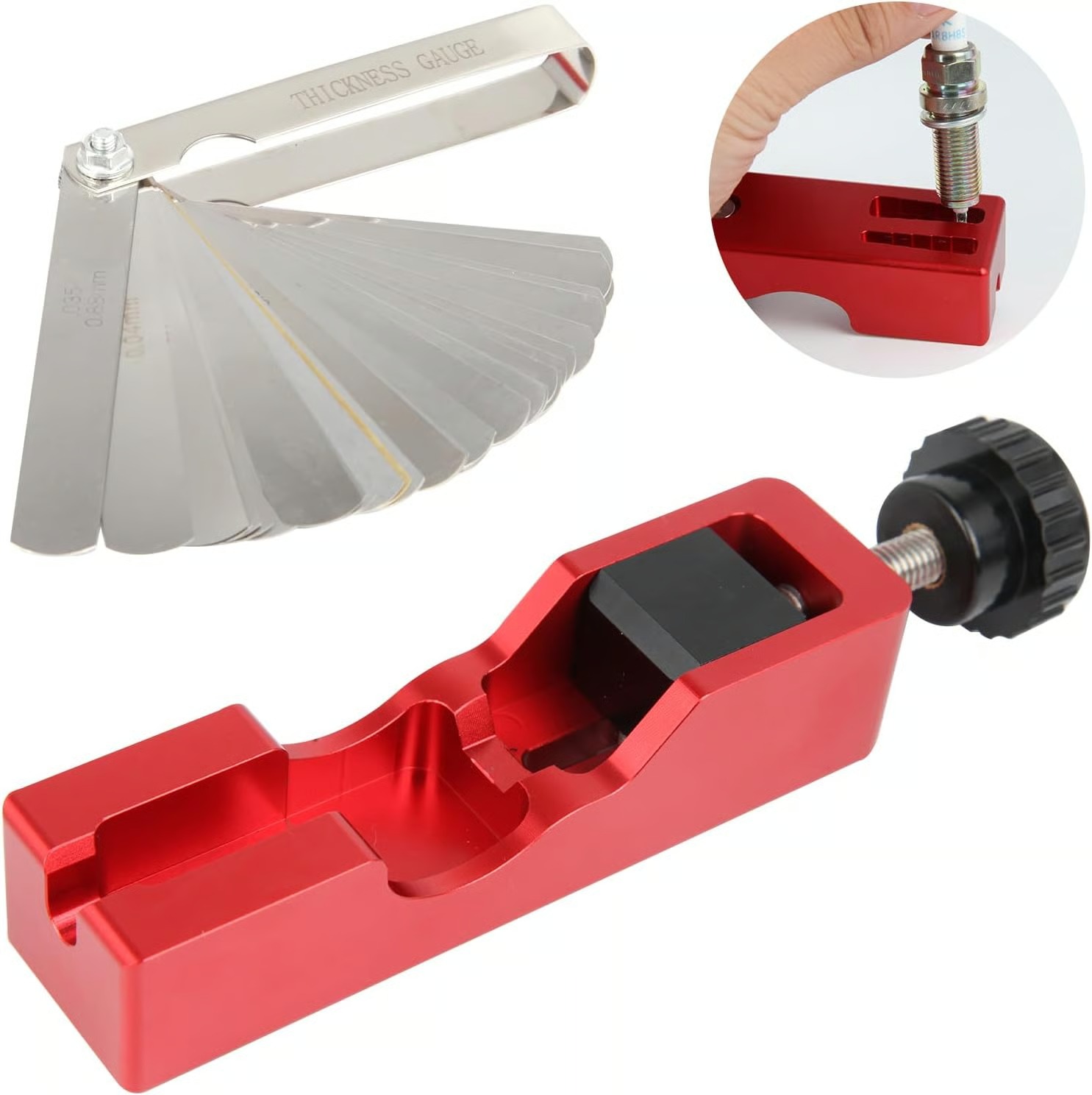 🔥LAST DAY 70% OFF - 🛠️Spark Plug Gap Tool with Feeler Gauge