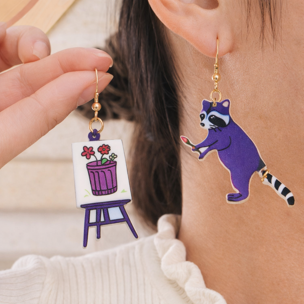 🔥70% OFF 😂 The Weekly Mood Animal Earrings