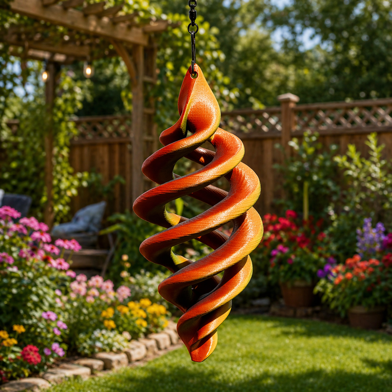 🔥 60% OFF Today Only-Spectrum Wind Spinner | Color Shifting Kinetic Patio & Garden Decor