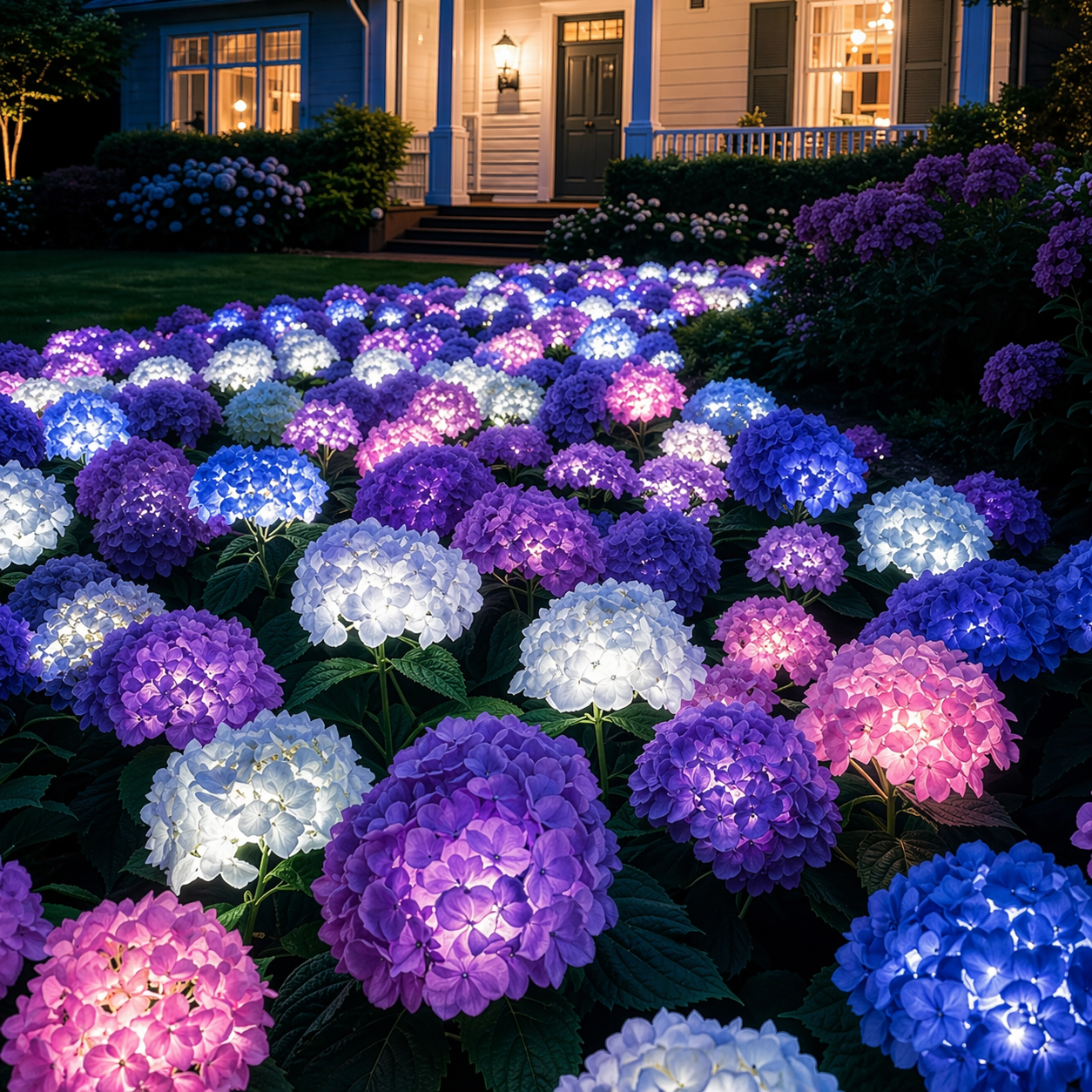 75% OFF 🔥 Solar Hydrangea Flower Lights for a Glowing Night Garden ✨