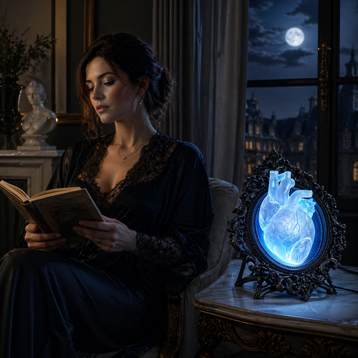 The Icebound Heart Lamp