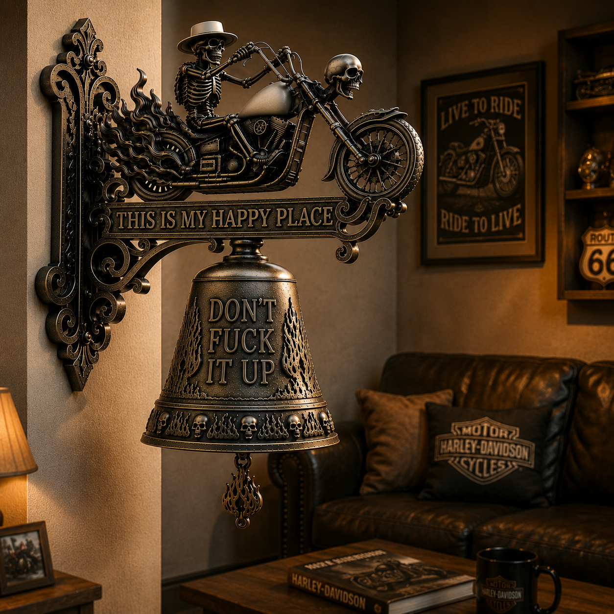 🚨 FLASH SALE – 70% OFF | Skull Dragon Rider Bell – Dark Fantasy Collectible Deal!