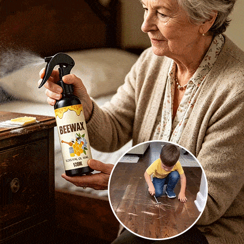 🚀 75% OFF – Micro-Molecularized Beeswax Spray 🪑 | Fast & Safe Wood Shine 💛