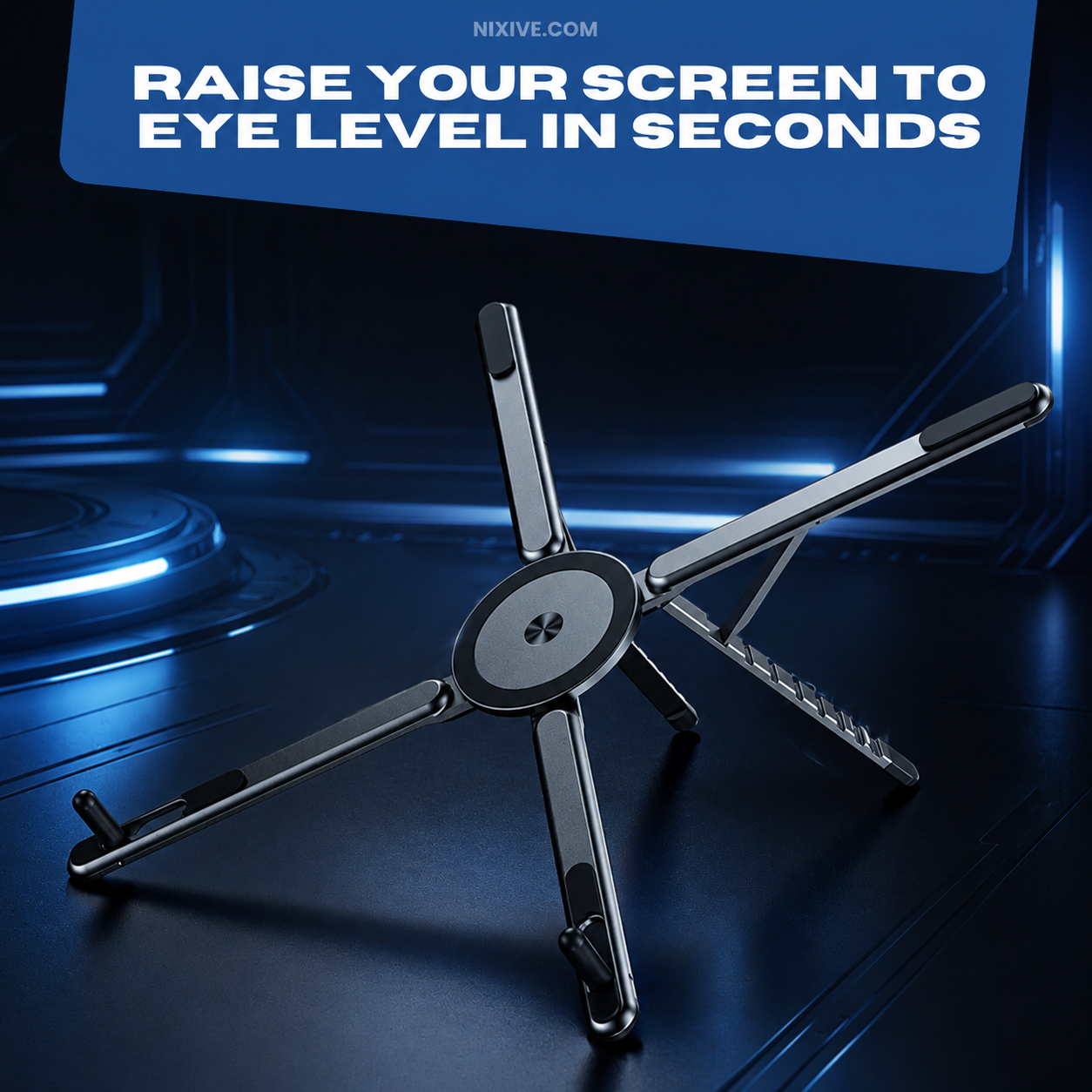 AetherMag X ErgoPro – Laptop & Phone Eye-Level Ergonomic Stand