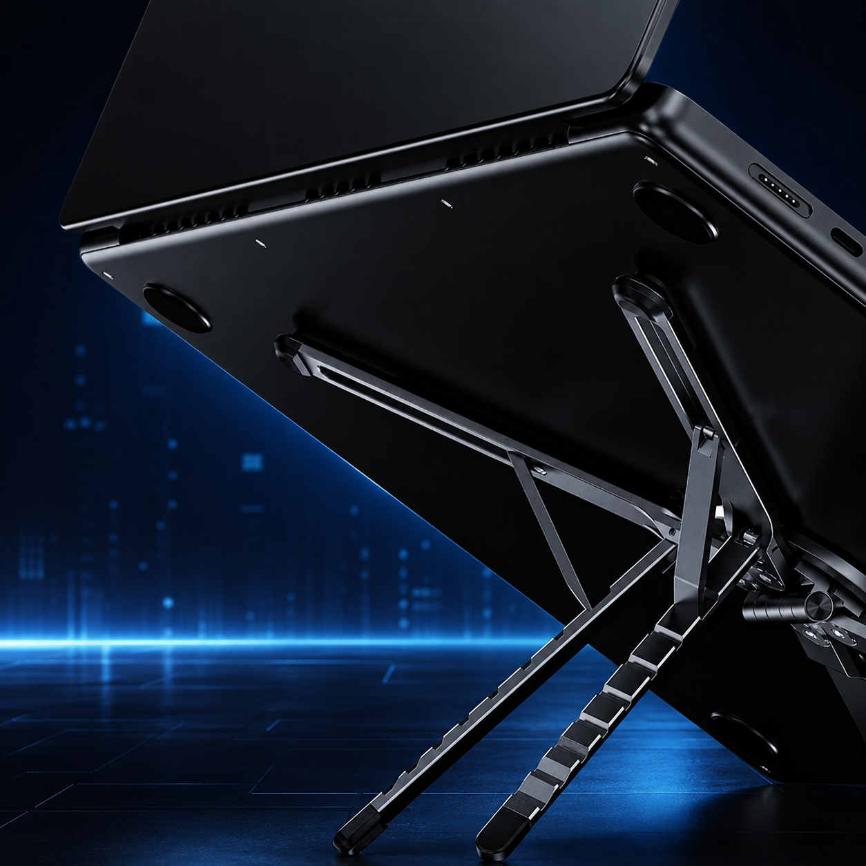 AetherMag X ErgoPro – Laptop & Phone Eye-Level Ergonomic Stand