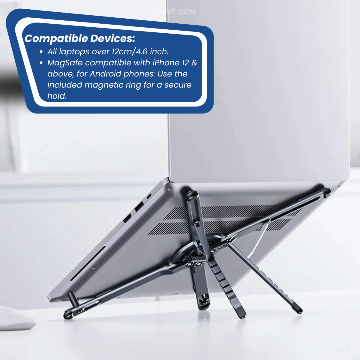 AetherMag X ErgoPro – Laptop & Phone Eye-Level Ergonomic Stand
