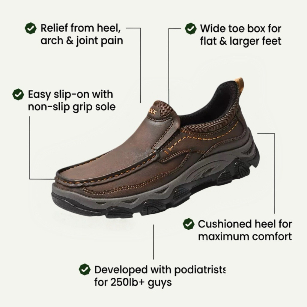 ADRIEN®-TerrainPro 3-Width Fit Waterproof Leather Walkers