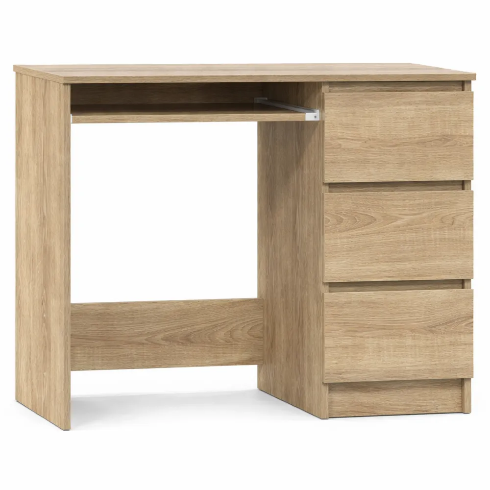 Table d'ordinateur en chêne pour bureau ou salon