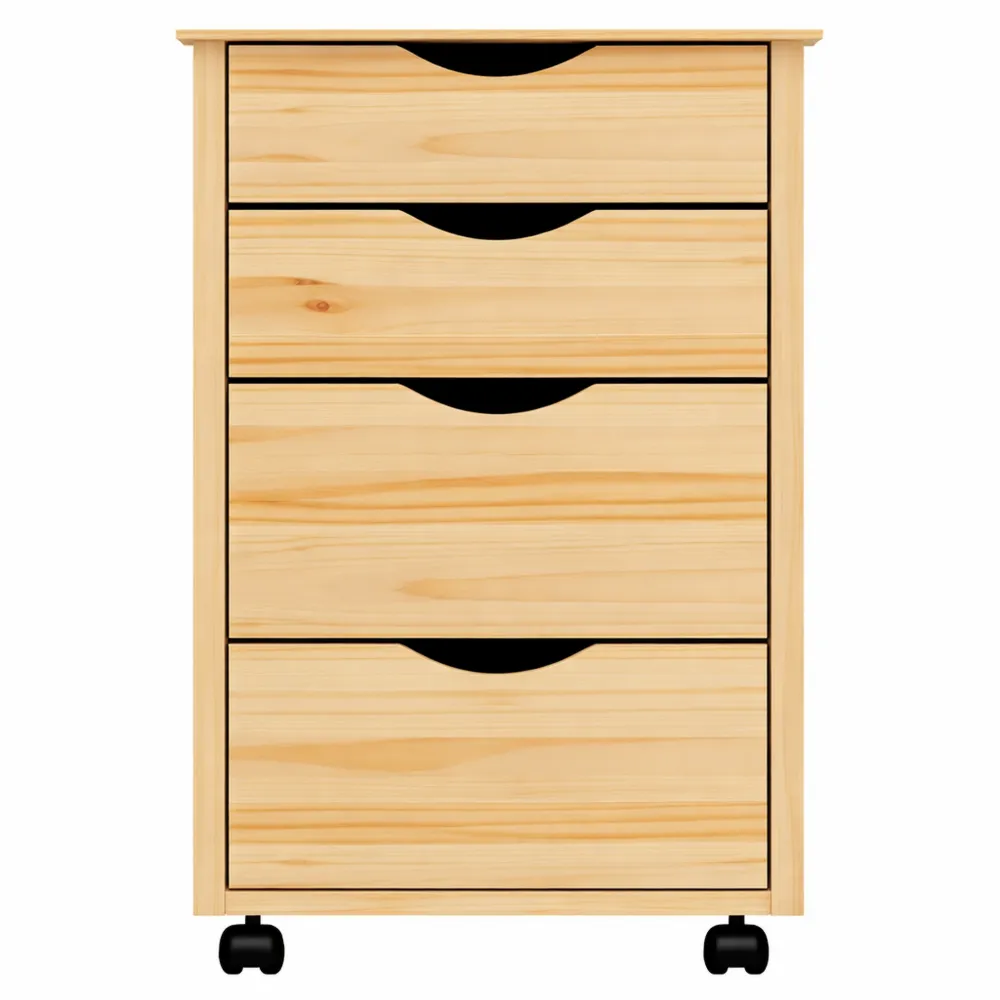 Caisson de Rangement Mobile pour Bureau avec Roulettes