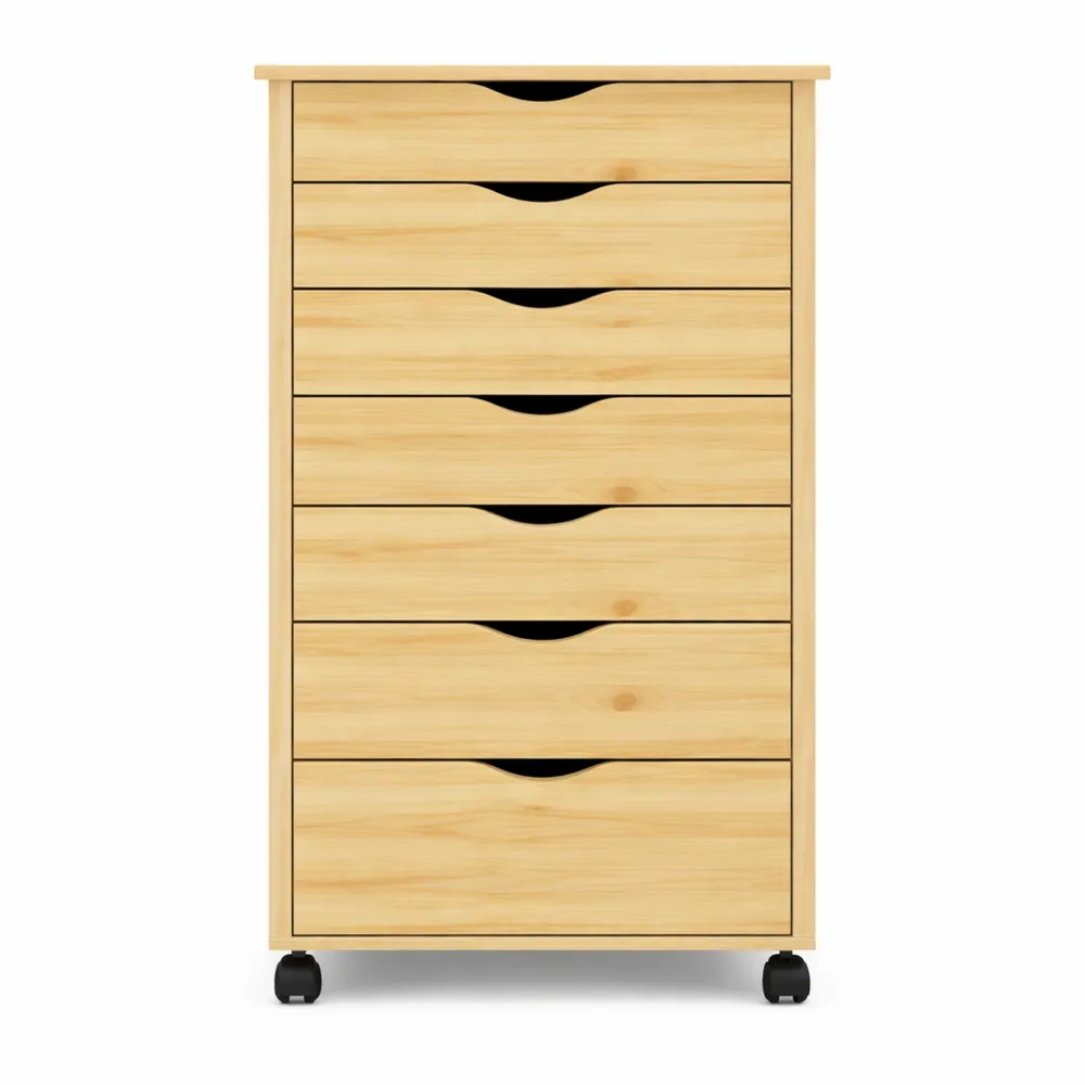 Caisson mobile avec tiroirs sur roulettes pour bureau