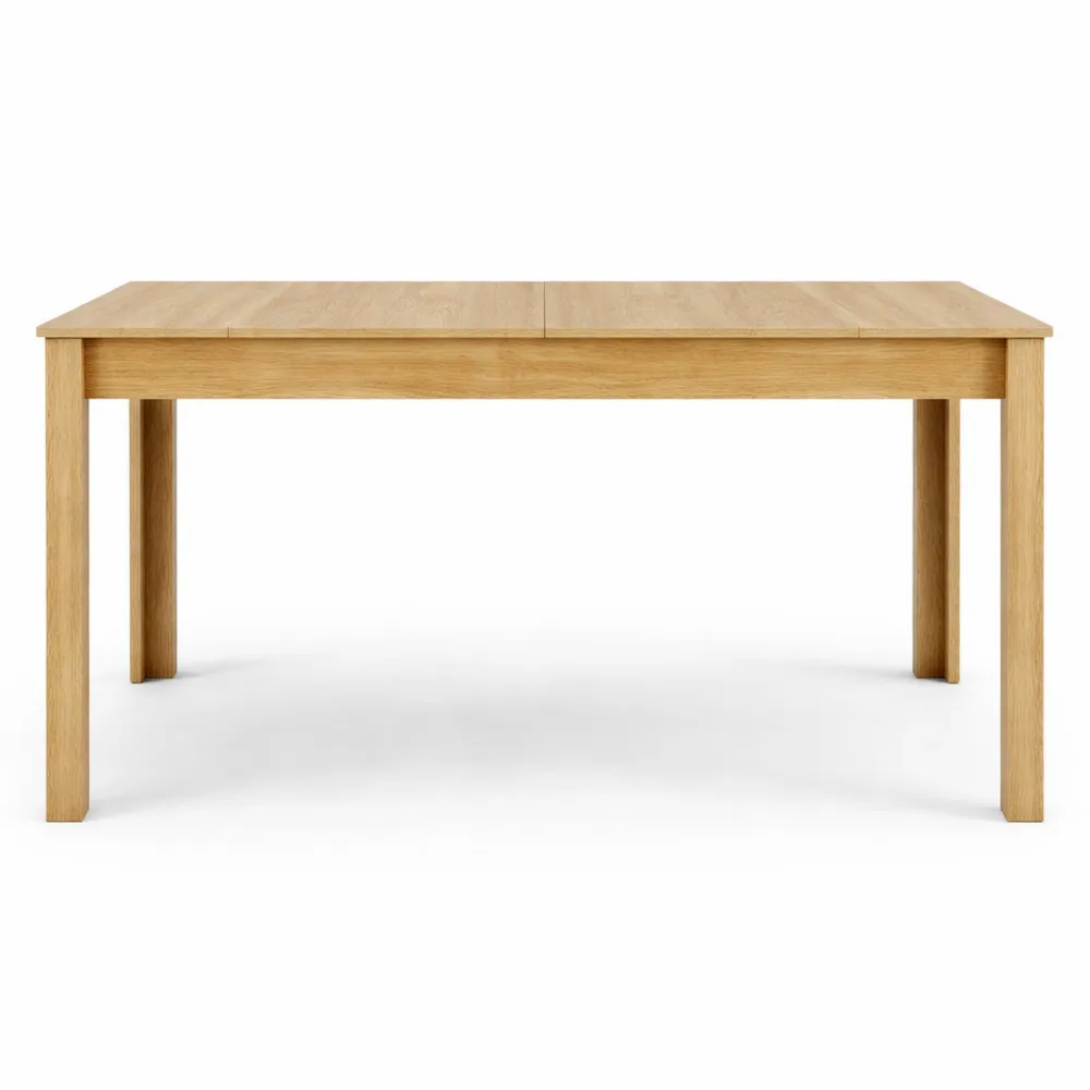 Table à Manger Rectangulaire 6 Personnes Imitation Bois 140 x 80 cm