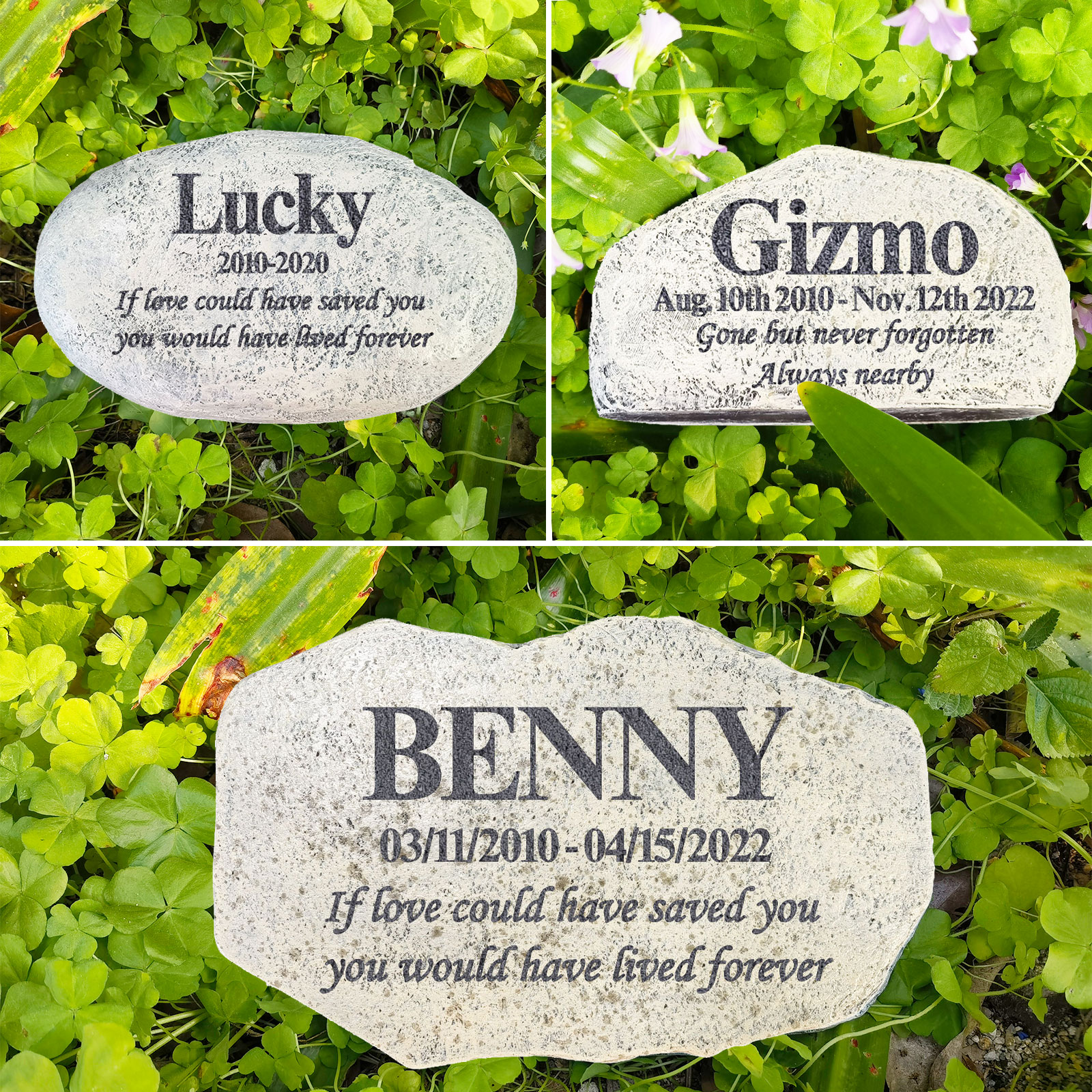Resin Memorial Stone