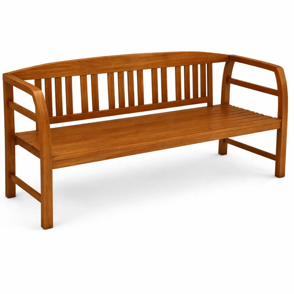 3-Sitzer Gartenbank aus geöltem Akazienholz, 157 cm, FSC-zertifiziert