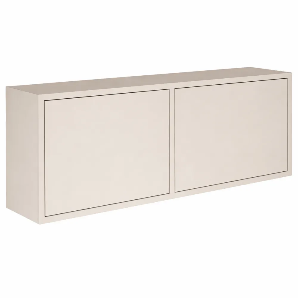 Moderner TV-Schrank mit Klappen, 100 x 30 x 30 cm, für Wandmontage