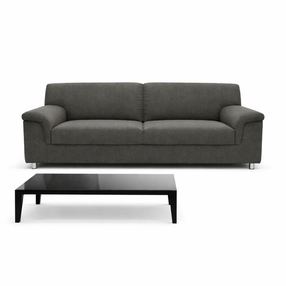 Gemütliches 2-Sitzer Sofa, schlammfarben, 190 x 80 x 72 cm