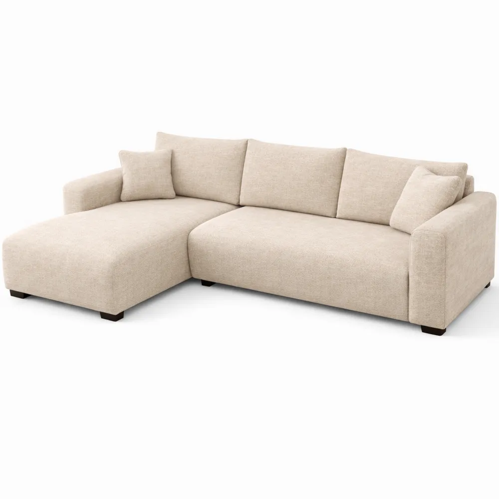 Ecksofa mit Bettkasten und Schlaffunktion