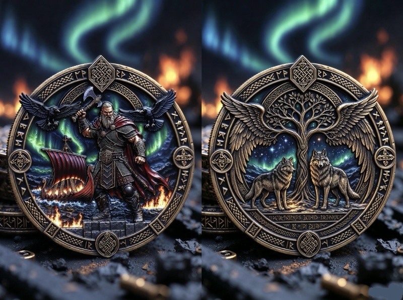 ⚔️ VIKING INSPIRED CHALLENGE COIN