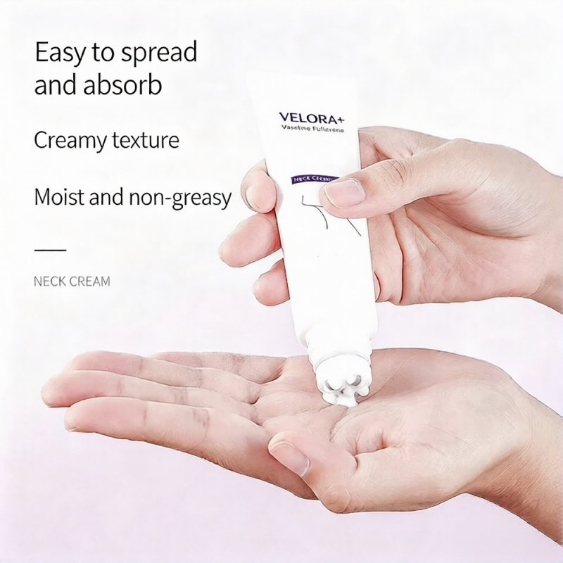 Roller Massage Neck Cream 🧴 Collagen & Hyaluronic Acid | Firms Neck, Reduces Wrinkles & Double Chin