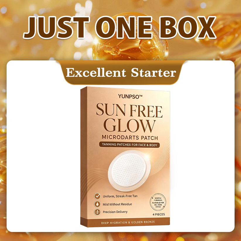 Official Store | ☀️☀️  Sunless Instant Bronze Tanning Microneedle Patch 🇺🇸 (Just once a day) Visible Bronze Glow in 7 Days ✅ No UV, No Orange, No Streaks, No DHA, No Mess.