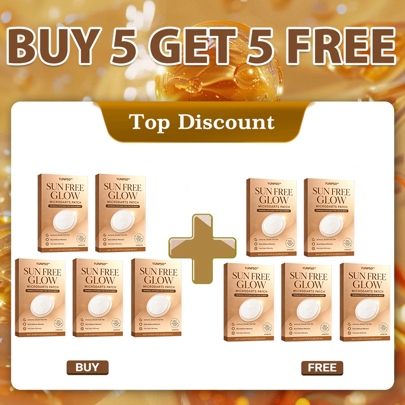 Official Store | ☀️☀️  Sunless Instant Bronze Tanning Microneedle Patch 🇺🇸 (Just once a day) Visible Bronze Glow in 7 Days ✅ No UV, No Orange, No Streaks, No DHA, No Mess.
