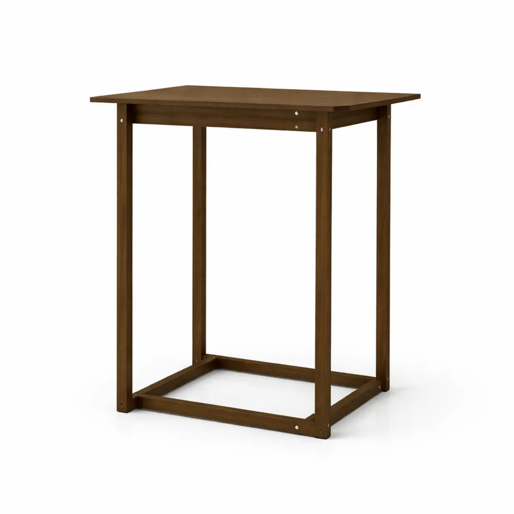 Hoher Tisch Massivholz Kiefer 80x80 cm für Zuhause