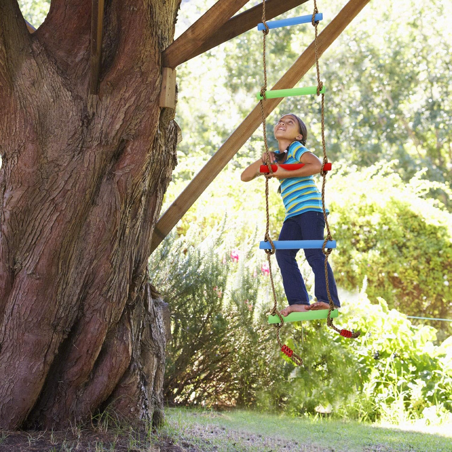 7FT Colorful Camping Rope Ladder for Kids