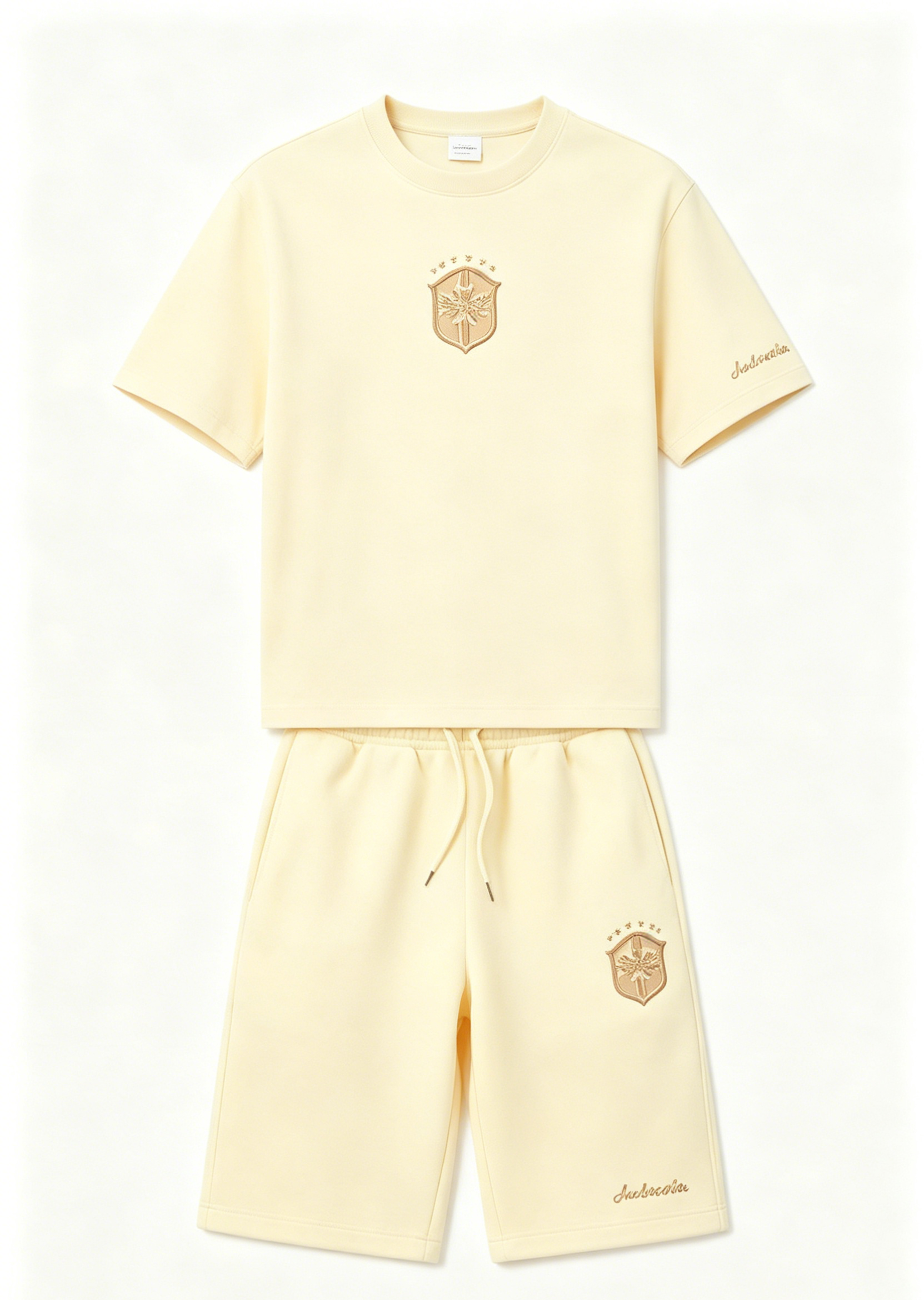 Yellow Cropped Set