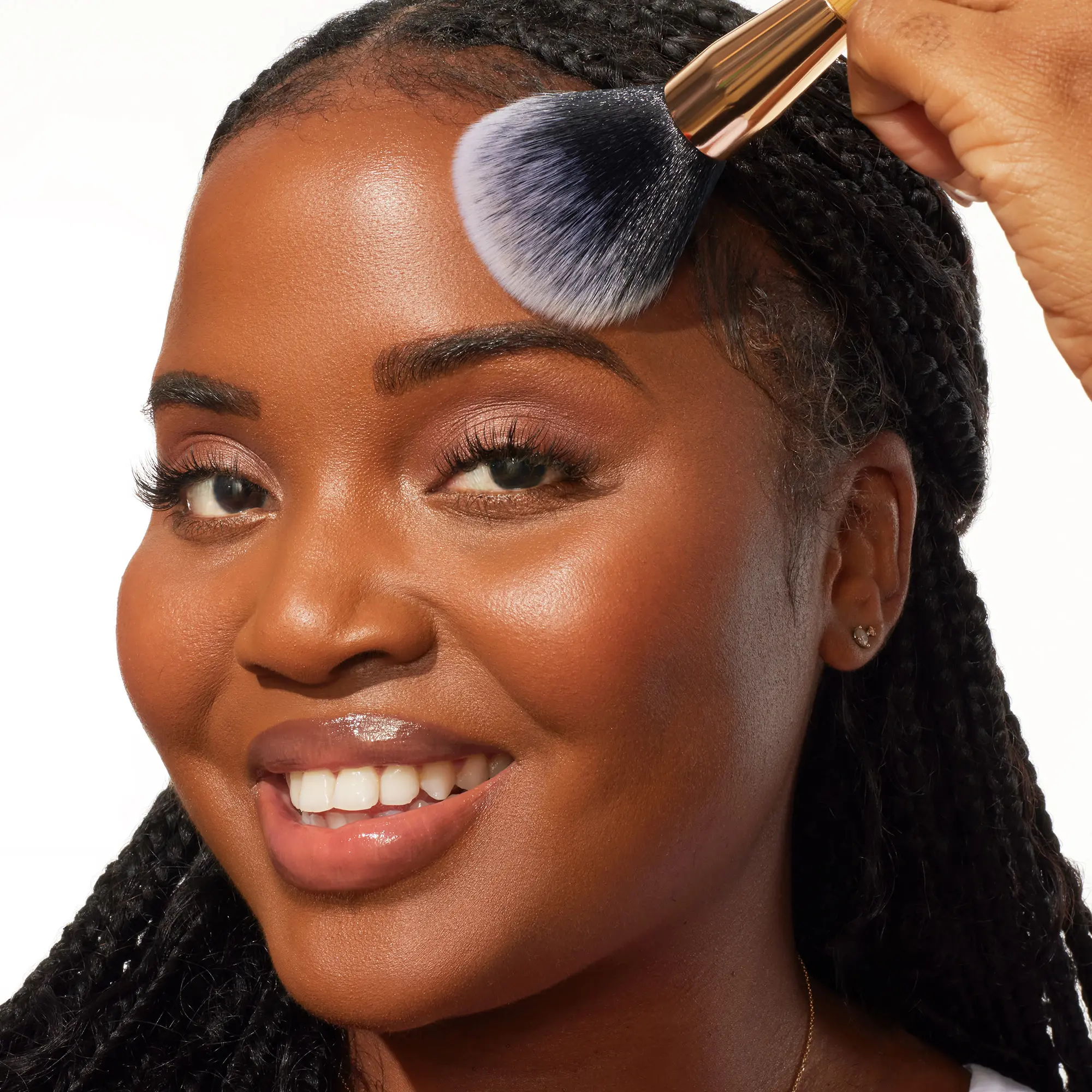 tarte double-ended setting powder brush