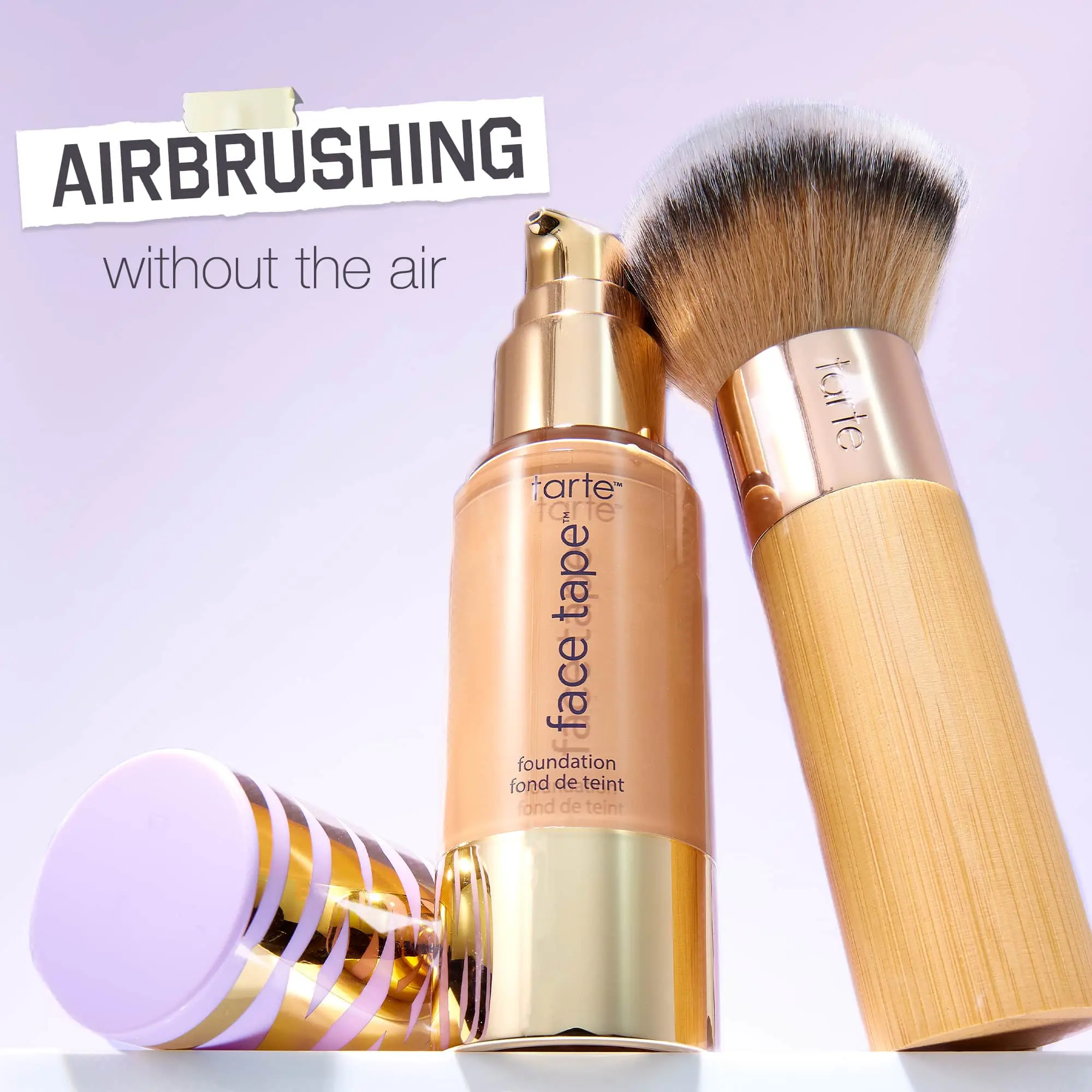 Fluffy dome foundation brush