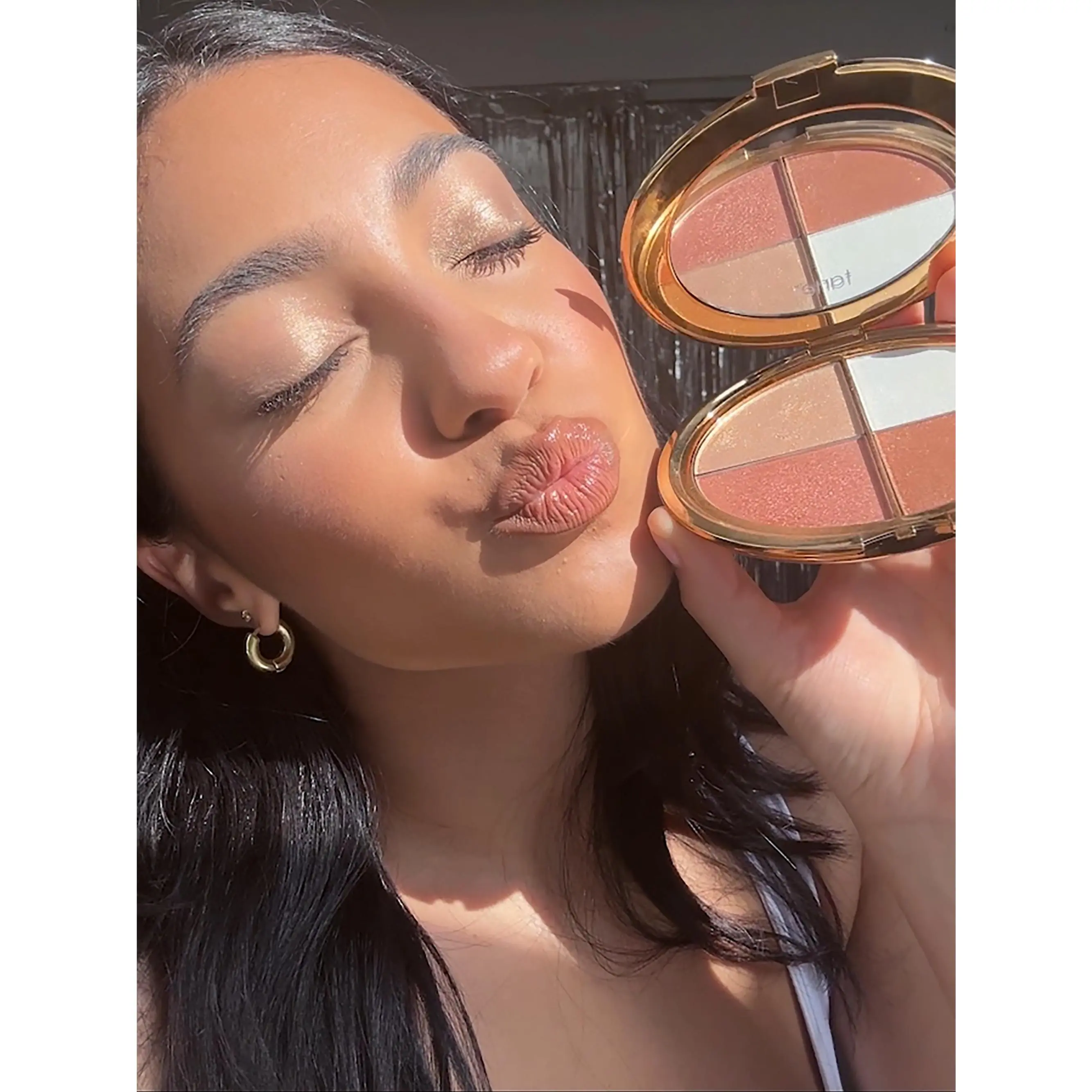 cheek palette - eyeshadow and highlighter makeup