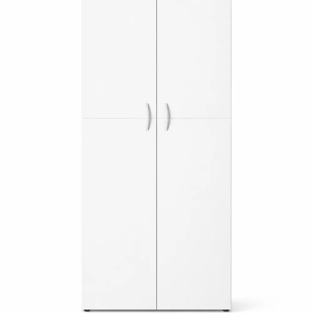 Schedario Ufficio Bianco 60x32x153 cm in Truciolato