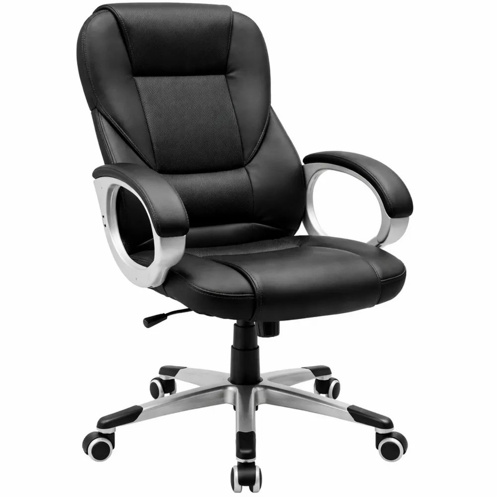 Ergonomischer Bürostuhl mit Höhenverstellung und Polsterung