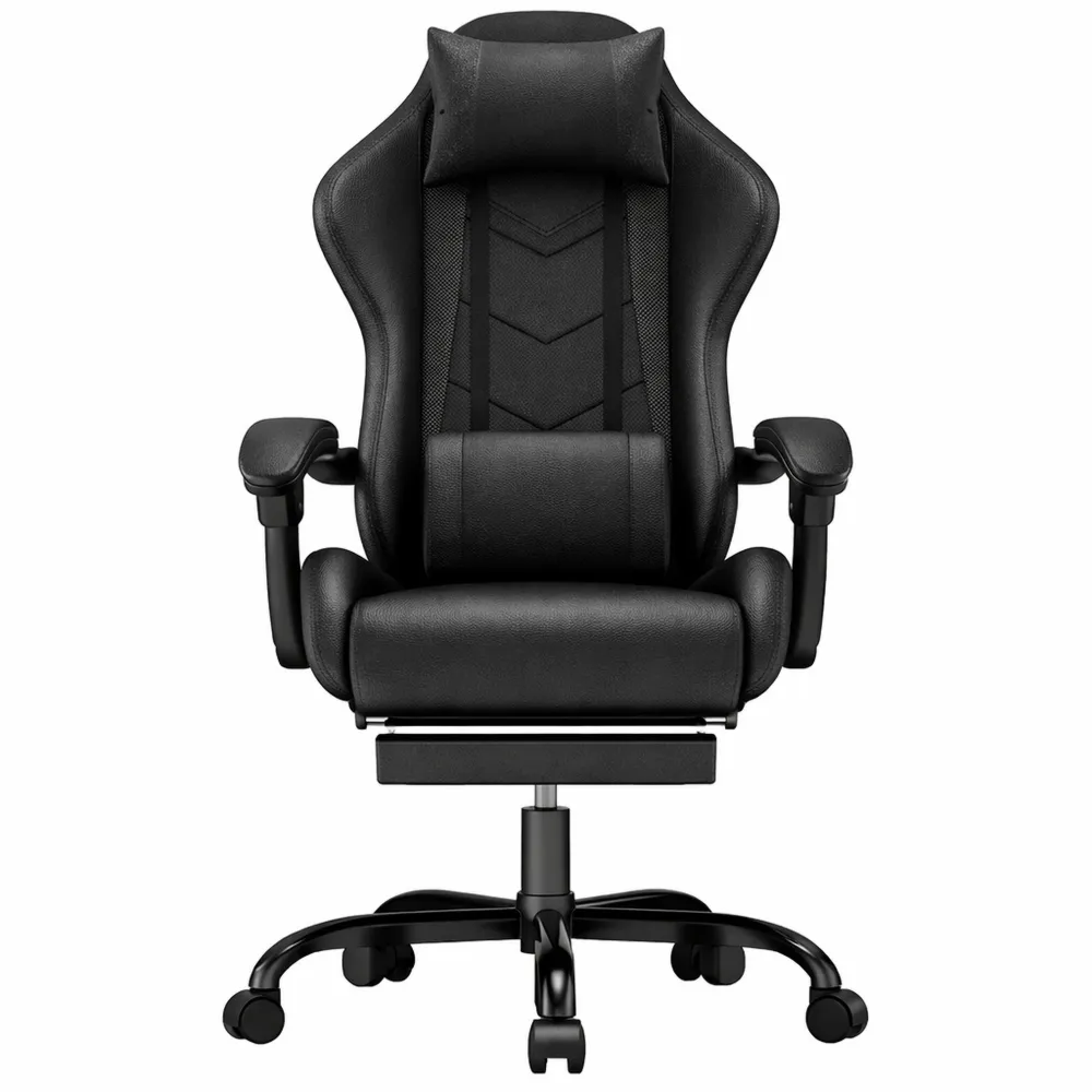 Chaise ergonomique avec coussin de massage et dossier inclinable