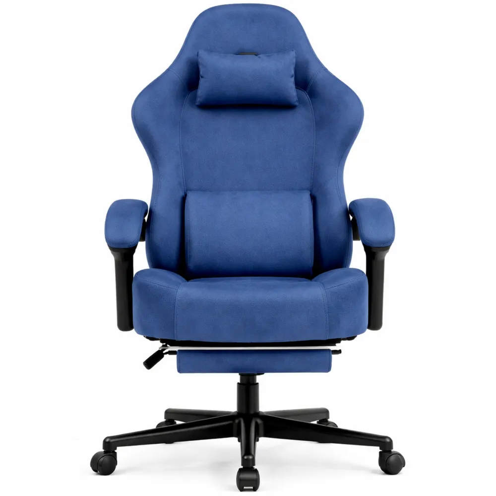 Chaise de jeu ergonomique avec dossier réglable et repose-pieds
