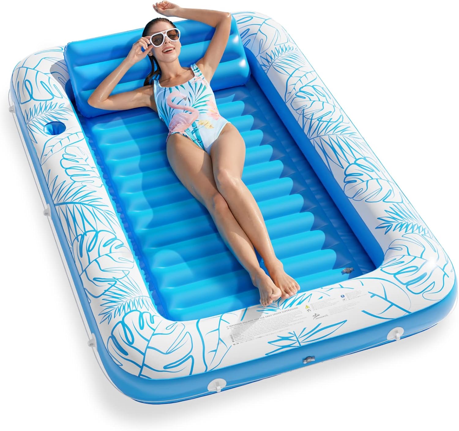Inflatable Tanning Pool Lounger Float